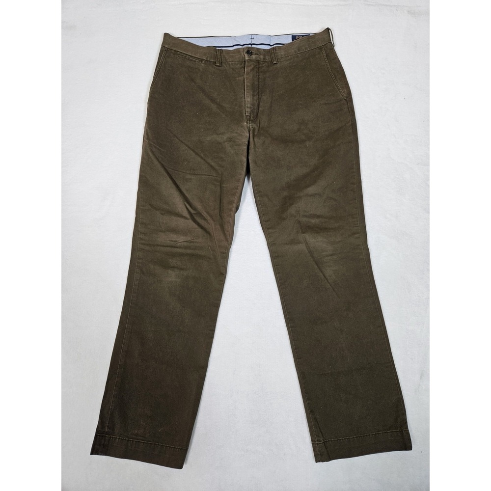 Polo‎ Ralph Lauren Men's 36x31 Stretch Classic Fit Chino Pants Green